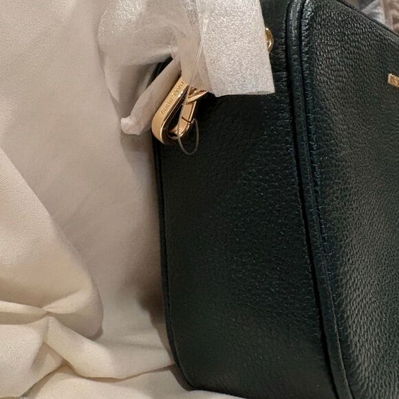 Michael Michael Kors Racing Green Leather Crossbody Medium Camera Bag NWT - Picture 3 of 11